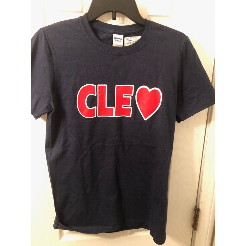 Cleveland Love T‎ Shirts New Navy Small